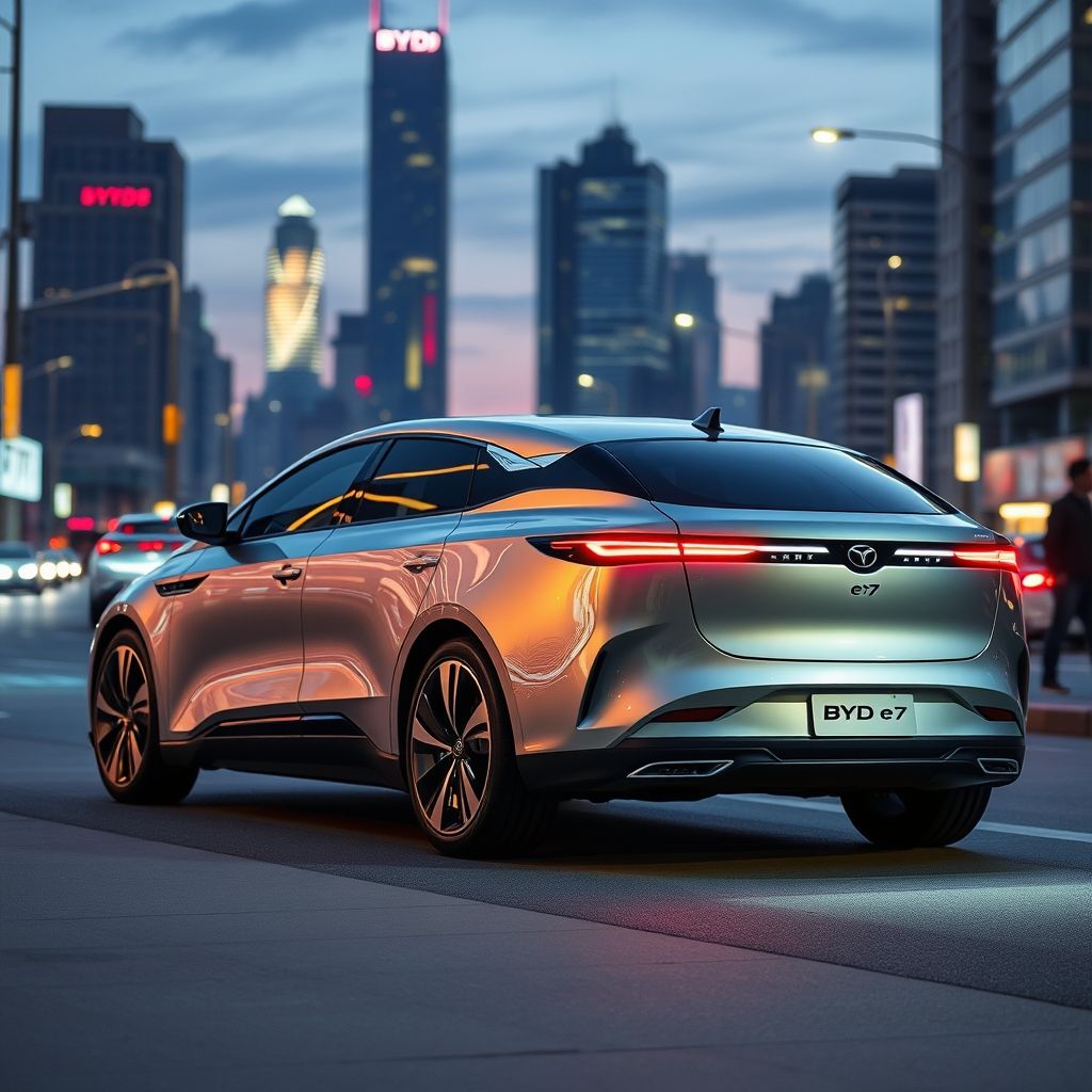 BYD e7: นวัตกรรมใหม่ในรถไฟฟ้า